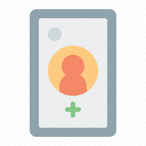 Contactscommunication, add, contact, communication icon - Download on Iconfinder