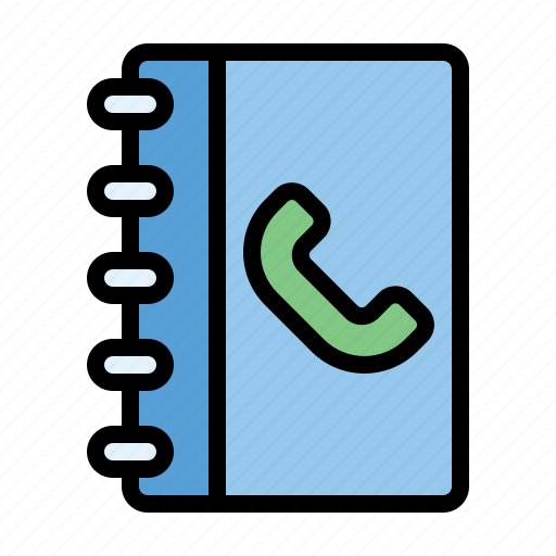 Contactscommunication, phone, book, communication, message icon - Download on Iconfinder