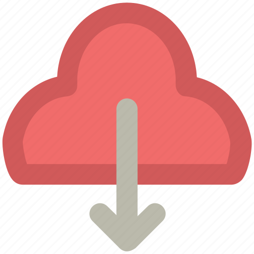 Cloud, cloud computing concept, download, downloading icon - Download on Iconfinder