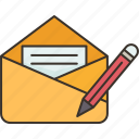 letter, correspondence, writing, envelope, message