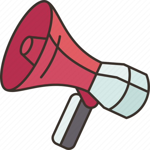 Megaphone, announce, speak, loud, attention icon - Download on Iconfinder