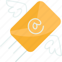 email, letter, online, message, sending