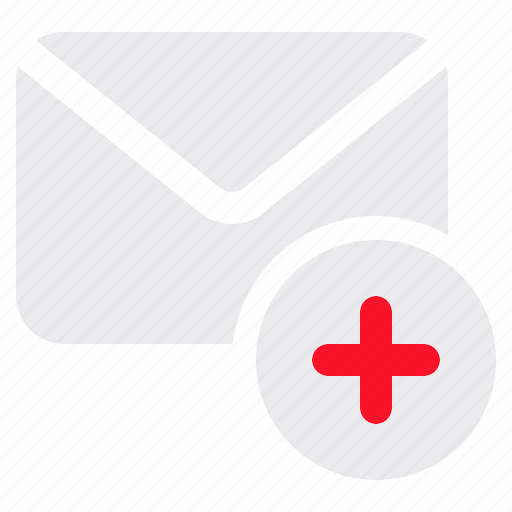 Email, add, message, envelope, letter icon - Download on Iconfinder