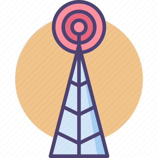 Cell tower, ping, receiver, signal icon - Download on Iconfinder