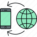 connection, internet, mobile, network, online, phone, smartphone