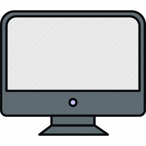 Desk, screen, computer, desktop, display, monitor, pc icon - Download on Iconfinder