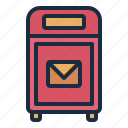 mailbox, inbox, letter, communication, network, business