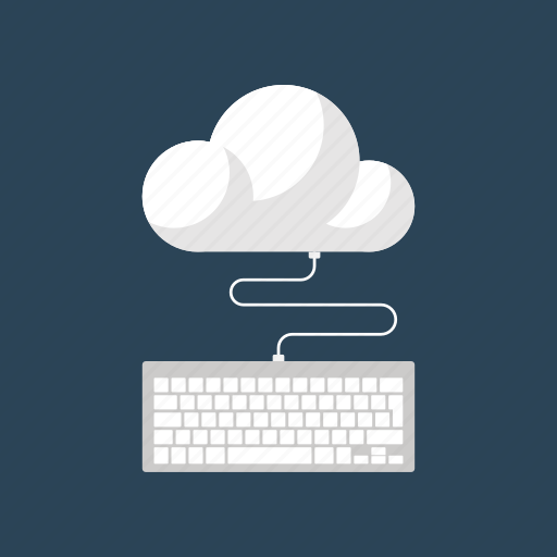 Cloud, computing, hosting, internet, keyboard, network, services icon - Download on Iconfinder