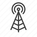 antenna, radio, signal, station