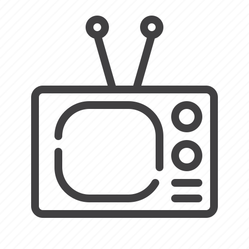 Analog, retro, screen, television icon - Download on Iconfinder