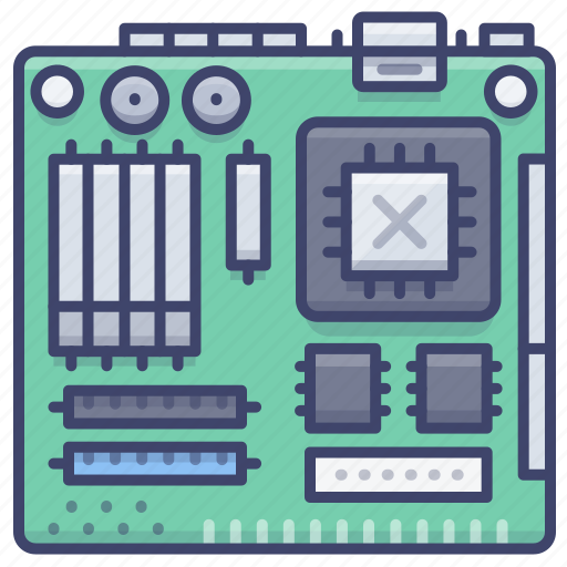 Motherboard, hardware, computer, chips icon - Download on Iconfinder