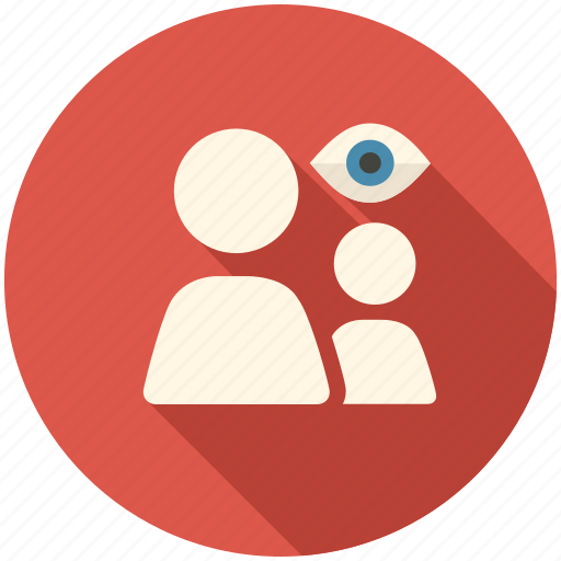 Avatar, eye, long shadow, people, person icon - Download on Iconfinder