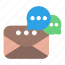 contact, email, envelope, send, communication, chat, talk 