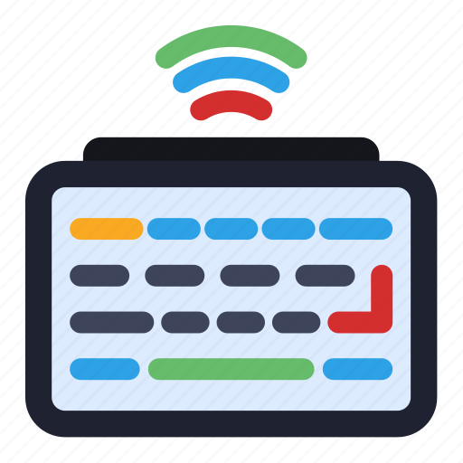 Computer, device, keyboard, wifi, wireless icon - Download on Iconfinder