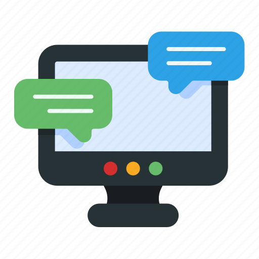 Chat, comments, communication, conversation, message, desktop icon - Download on Iconfinder
