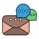 contact, email, envelope, send, communication, chat, talk