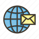 world wide, messaging, globe, internet, communication