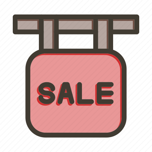 Sale sign, house, banner, real estate, for sale icon - Download on Iconfinder