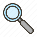 search, magnifying, glass, find, zoom