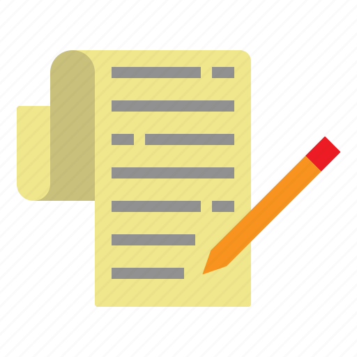 Document, note, pen, writ, writing icon - Download on Iconfinder