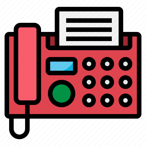 Contace, fax, machine, phone, printer icon - Download on Iconfinder