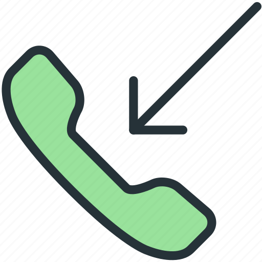 Call, communications, incoming icon - Download on Iconfinder