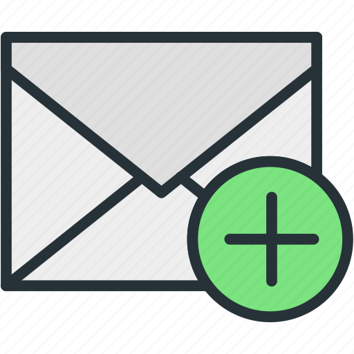 Add, attachment, communications, envelope, mail icon - Download on Iconfinder