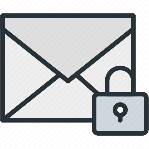 Communications, envelope, lock, mail, privacy icon - Download on Iconfinder