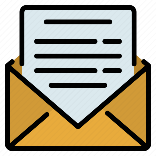 Communications, email, envelope, mail, message, open email icon - Download on Iconfinder