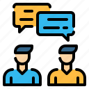 communications, conversation, debate, discussion, speaking, talking