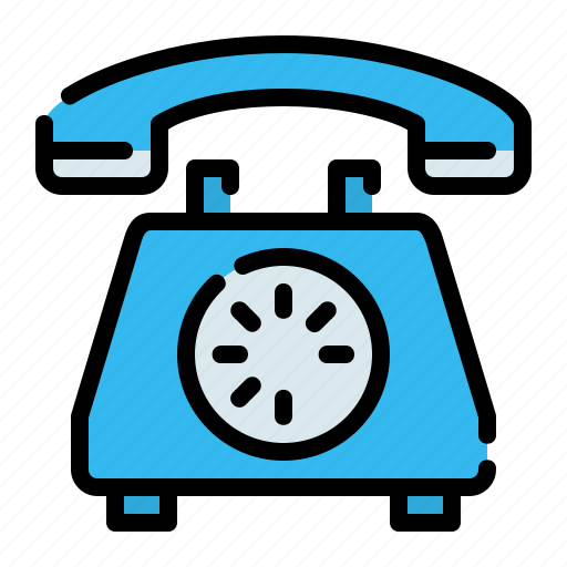 Call, communications, office, old phone, phone, telephone icon - Download on Iconfinder