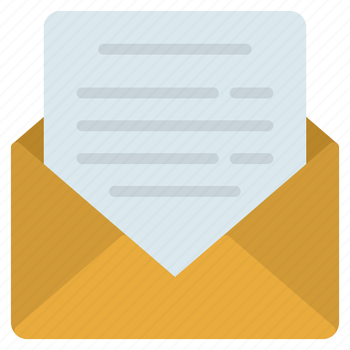 Communications, email, envelope, mail, message, open email icon - Download on Iconfinder