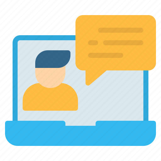 Communications, computer, laptop, video call, videocall, webcam icon - Download on Iconfinder