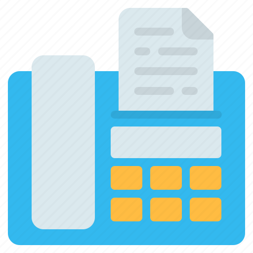 Communications, document, electronics, fax, fax machine, office, telephone icon - Download on Iconfinder
