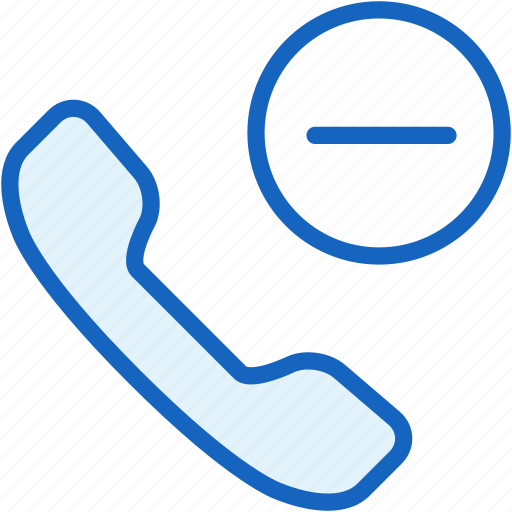 Call, communications, minus, remove icon - Download on Iconfinder