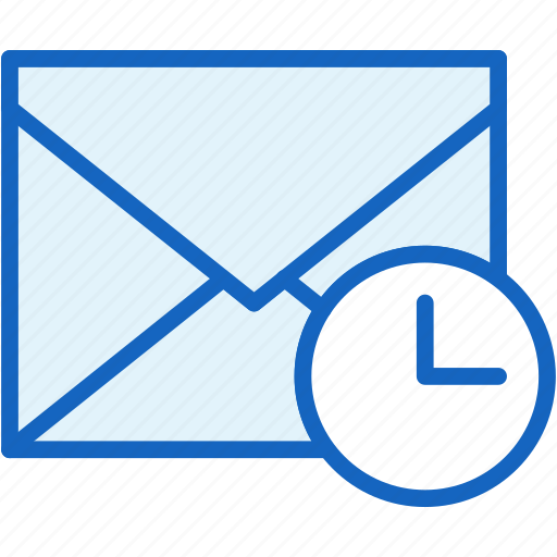 Communications, envelope, mail, time, waiting icon - Download on Iconfinder