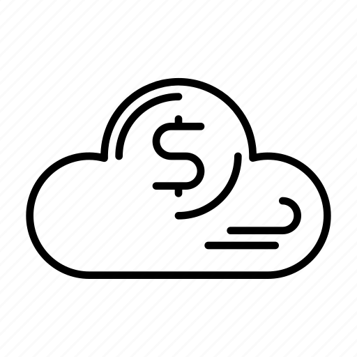 Cloud money, earn, earned, earning, payout icon - Download on Iconfinder