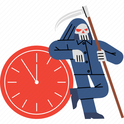 Deadline, clock, time, up, work icon - Download on Iconfinder
