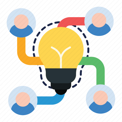 Bulb, idea, team, creative, work, business icon - Download on Iconfinder