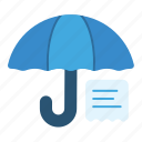 gdpr, umbrella, document, confirmation, security