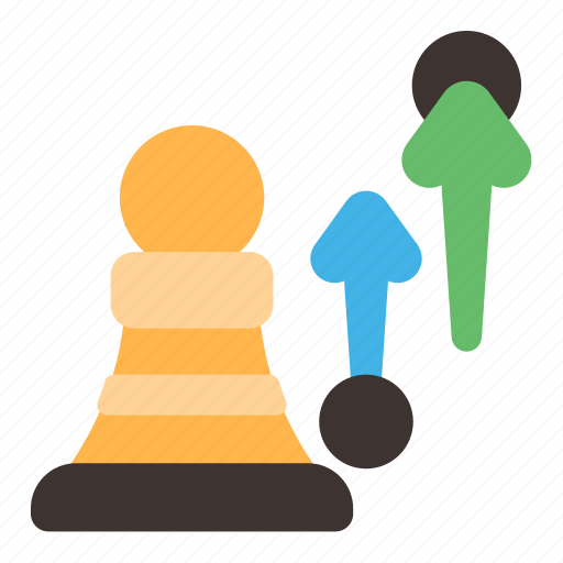 Chess, pawn, piece, up, point, arrow icon - Download on Iconfinder