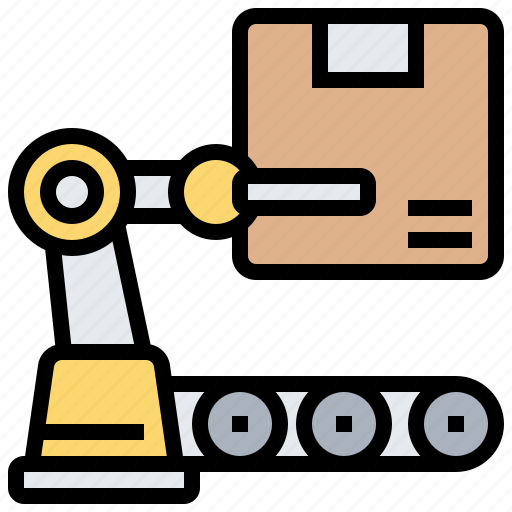 Operation, packaging, process, production, robot icon - Download on Iconfinder
