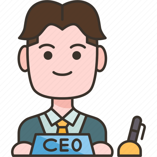 chief executive president role clipart free