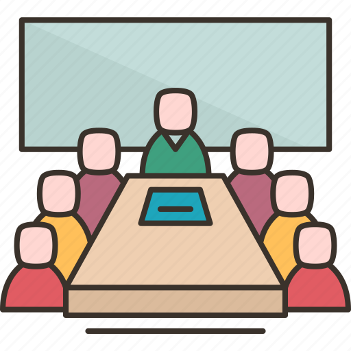 Directors, board, meeting, team, discussion icon - Download on Iconfinder