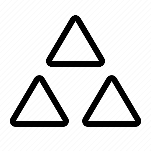 Abstract, creative, pyramid, shape, triangle icon - Download on Iconfinder
