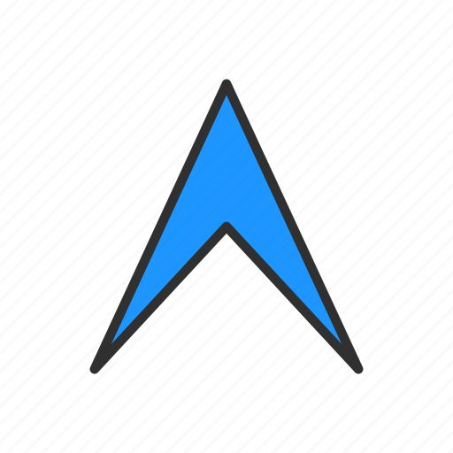Arrow, arrow up, pointer, navigation icon - Download on Iconfinder