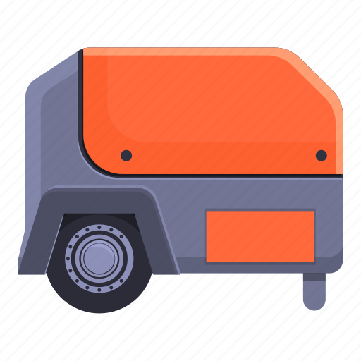 Trailer, compressor, mobile icon - Download on Iconfinder