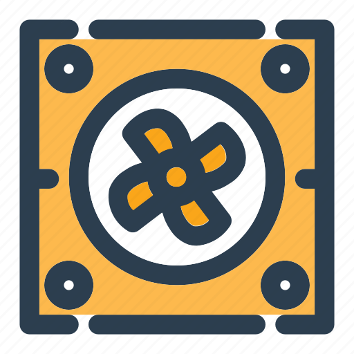 Computer, cooler, fan, pc, technology icon - Download on Iconfinder