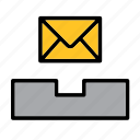 computer, email, envelope, inbox, mail, mailing, message 