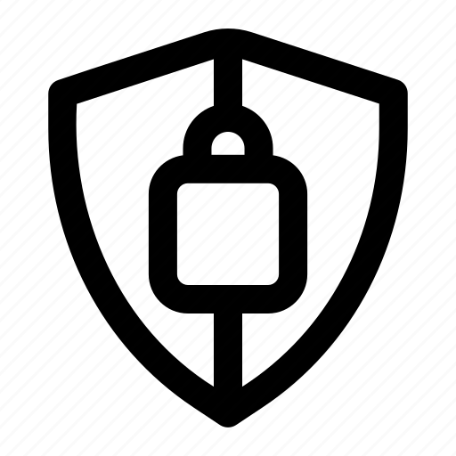 Shield, security, protection, padlock icon - Download on Iconfinder